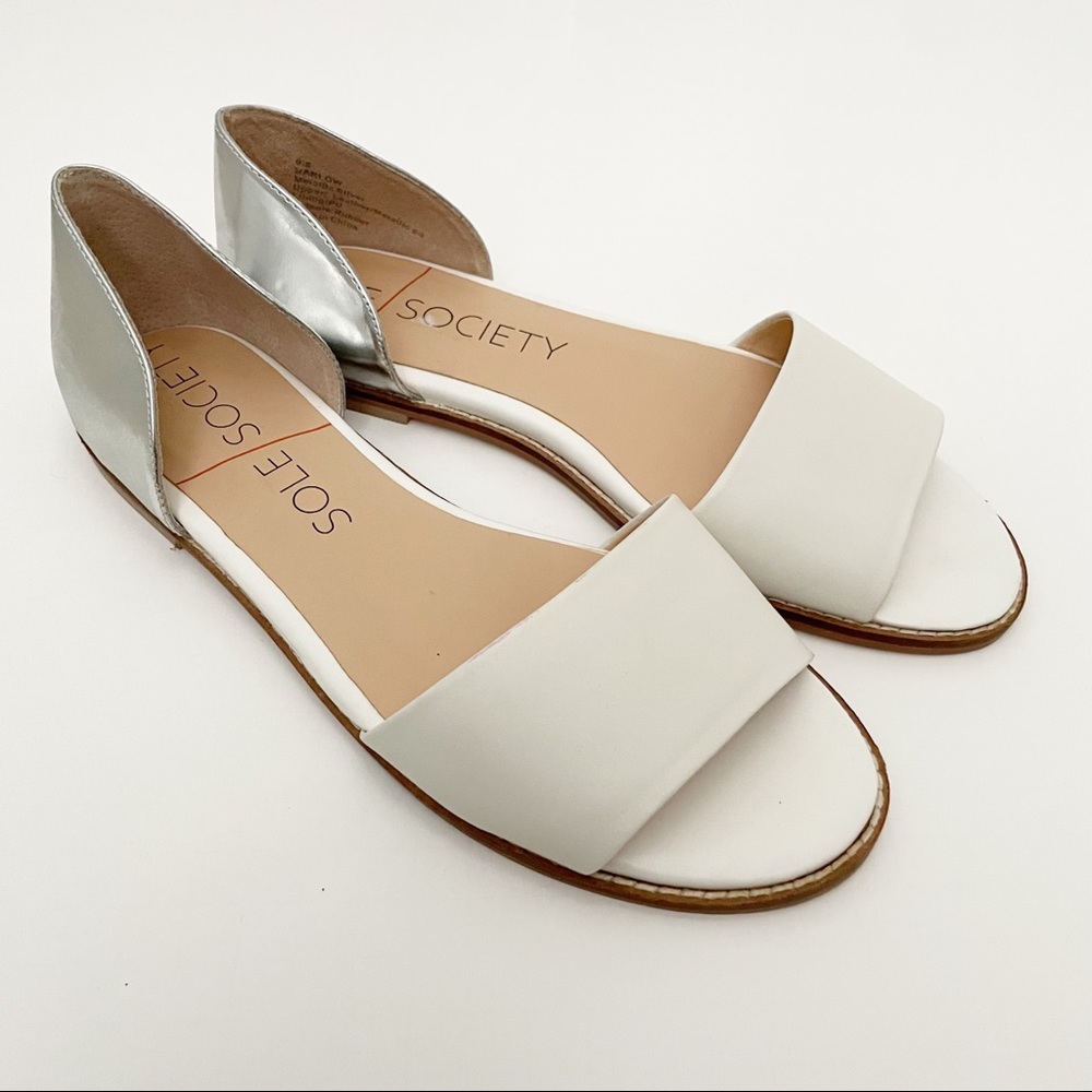 Sole Society leather Harlow sandals flats size 9.5